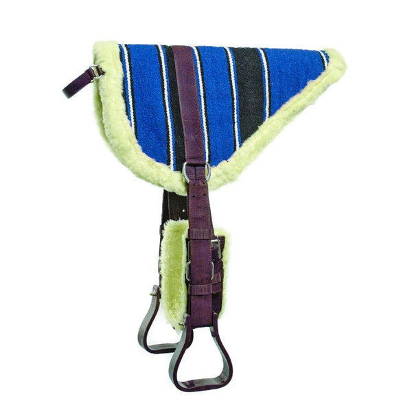 VA00493 - BAREBACK NAVAJO COTONE CON STAFFE E SOTTOPANCIA