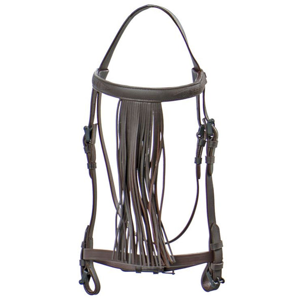 BR00206 - BRIGLIA VAQUERA SUPERIORE CON FRANGE