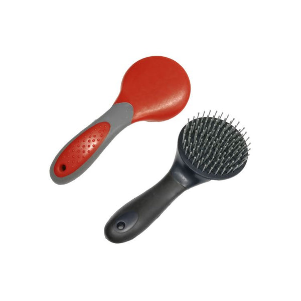 AG00211A - SPAZZOLA TONDA CODA E CRINIERA CON MANICO