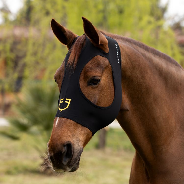 ETS06003-MASCHERA ANTIMOSCHE ELASTANE SENZA RETE OCCHI E ORECCHIE