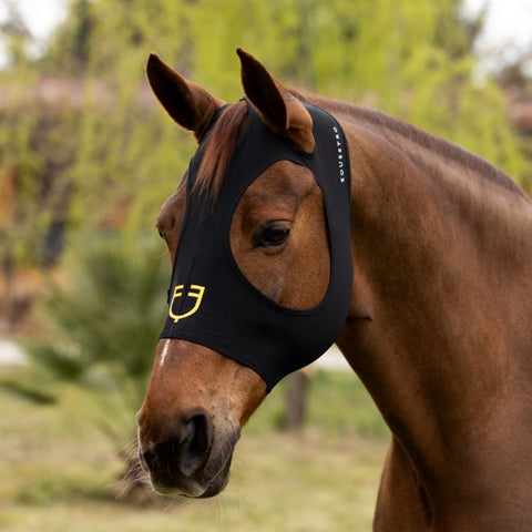 ETS06003-MASCHERA ANTIMOSCHE ELASTANE SENZA RETE OCCHI E ORECCHIE