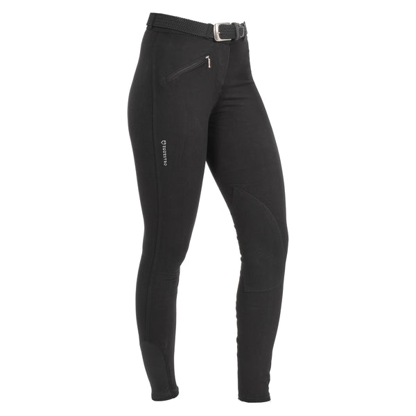 AB00007-PANTALONI DONNA MODELLO SELENE IN COTONE ELASTICIZZATO