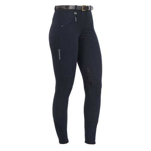 AB00015-PANTALONI DONNA MODELLO SELENE IN COTONE ELASTICIZZATO CON GRIP