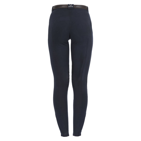 AB00015-PANTALONI DONNA MODELLO SELENE IN COTONE ELASTICIZZATO CON GRIP