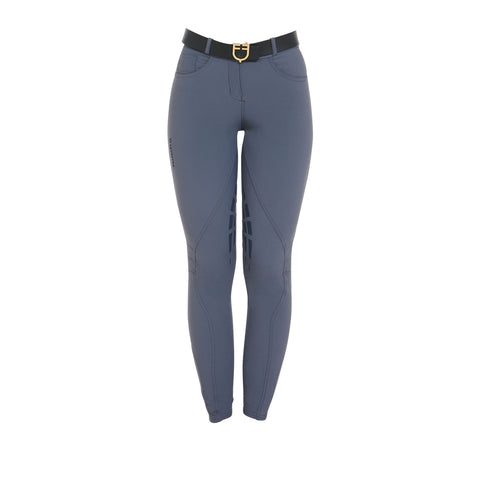 AB00507-PANTALONI DONNA TESSUTO TECNICO CON GRIP SUL GINOCCHIO