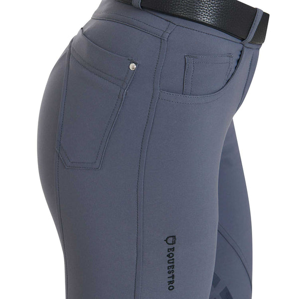 AB00507-PANTALONI DONNA TESSUTO TECNICO CON GRIP SUL GINOCCHIO