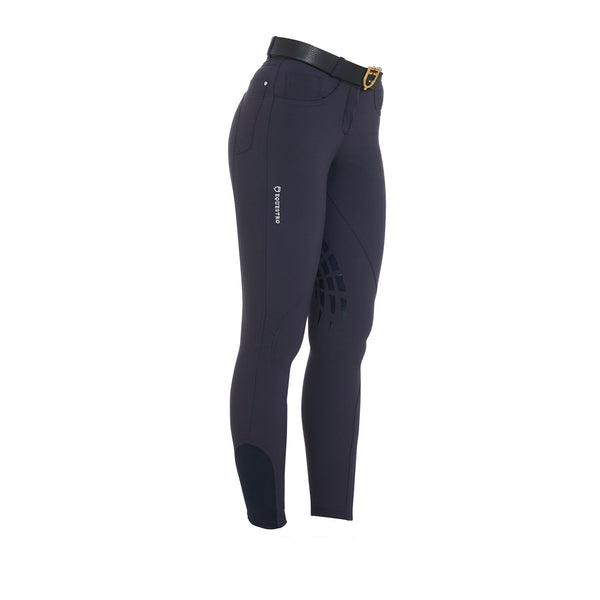 AB00507-PANTALONI DONNA TESSUTO TECNICO CON GRIP SUL GINOCCHIO