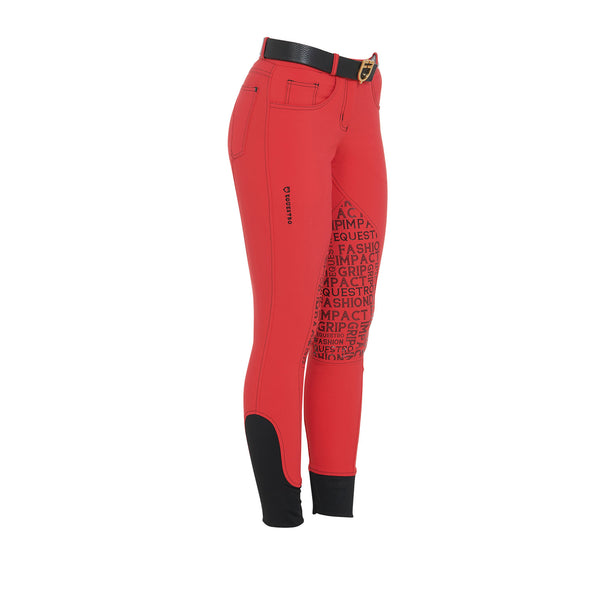 AB00508-PANTALONI DONNA TESSUTO TECNICO CON GRIP SUL GINOCCHIO