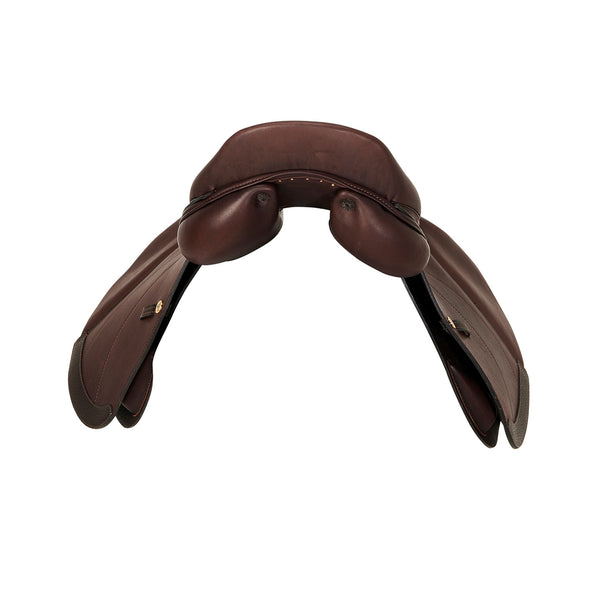 AC9181-SELLA SALTO FIRENZE ARCIONE LEGNO CUOIO DOPPIATO
