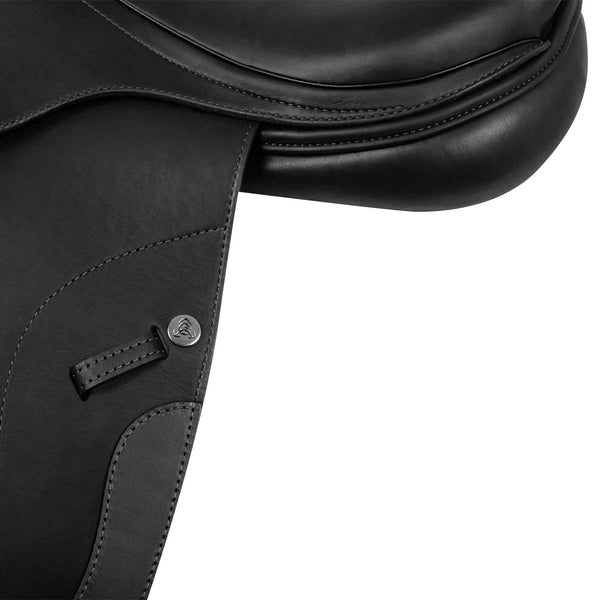 AC9182-SELLA SALTO ROMA ARCIONE LEGNO CUOIO DOPPIATO