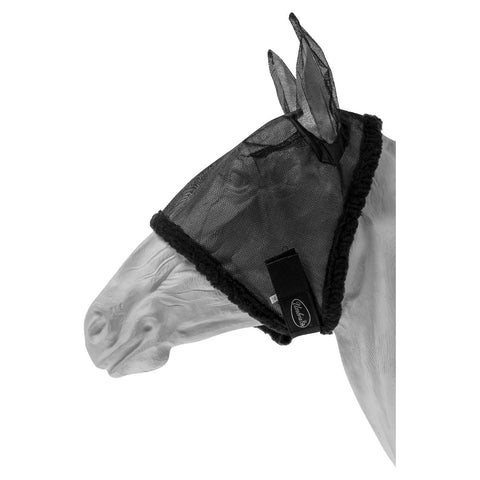 AG00191A-MASCHERA ANTIMOSCHE PVC C/COPRIORECCHIE E CHIUSURA IN VELCRO