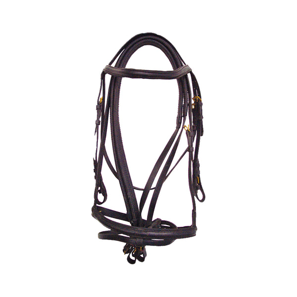 BR00040 - BRIGLIA INGLESE CON REDINI GOMMA