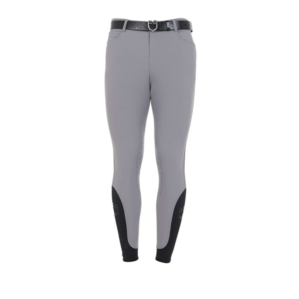 ET06700 - PANTALONI UOMO SLIM FIT GRIP CON LOGO EQUESTRO