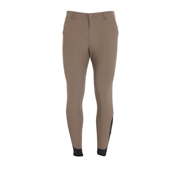 ET06700 - PANTALONI UOMO SLIM FIT GRIP CON LOGO EQUESTRO
