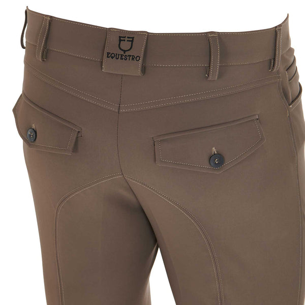 ET06700 - PANTALONI UOMO SLIM FIT GRIP CON LOGO EQUESTRO