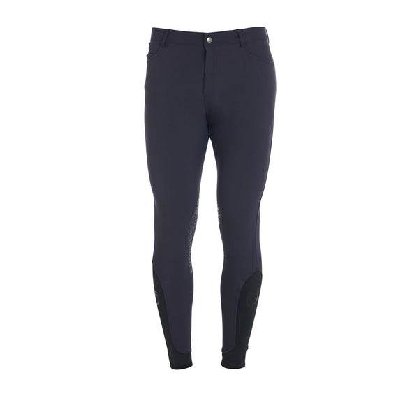 ET06700 - PANTALONI UOMO SLIM FIT GRIP CON LOGO EQUESTRO