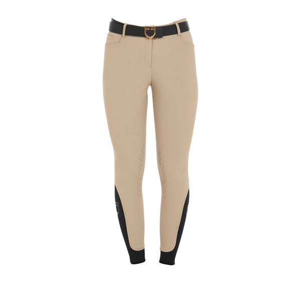 ET06710-PANTALONI DONNA SLIM FIT GRIP CON LOGO EQUESTRO