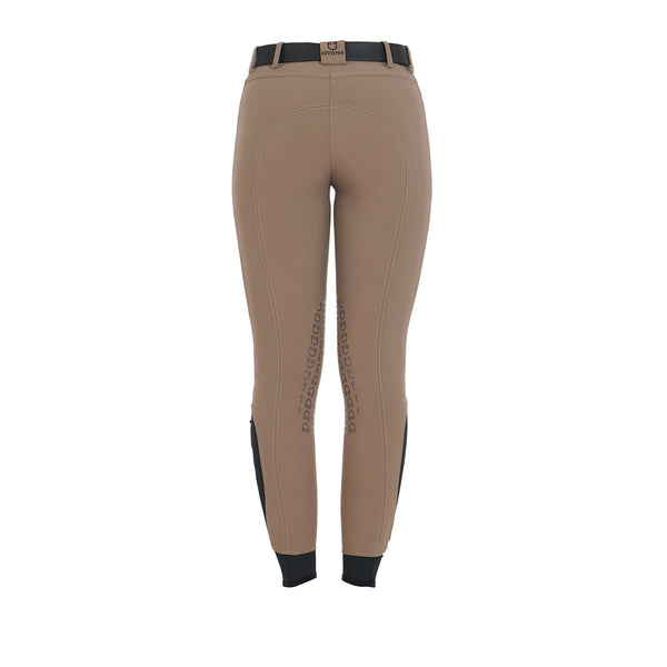 ET06710-PANTALONI DONNA SLIM FIT GRIP CON LOGO EQUESTRO