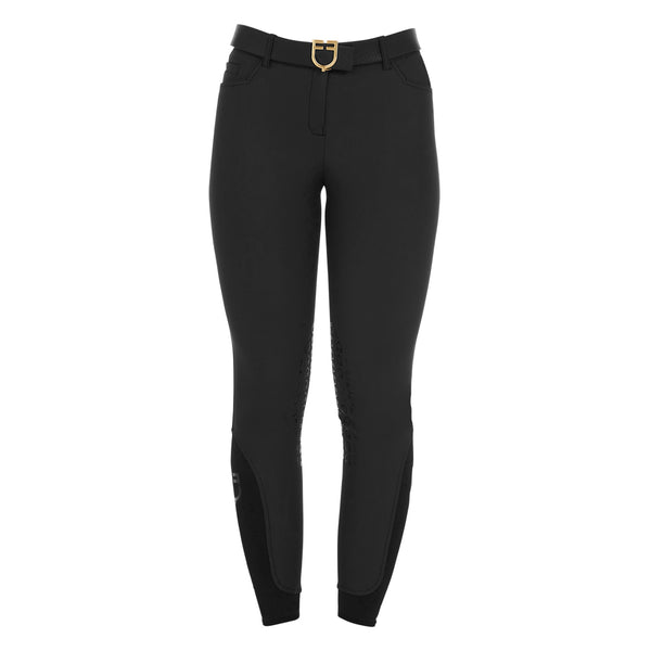 ET06710-PANTALONI DONNA SLIM FIT GRIP CON LOGO EQUESTRO