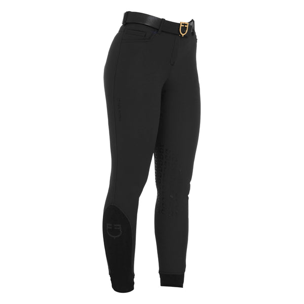 ET06710-PANTALONI DONNA SLIM FIT GRIP CON LOGO EQUESTRO