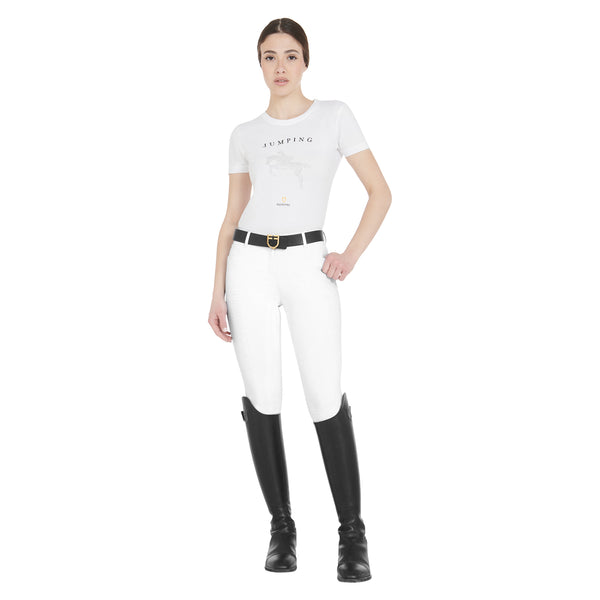 ET06730-PANTALONI DONNA ESTIVI SLIM FIT IN TESSUTO TECNICO BIELASTICO