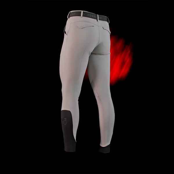 ET06780- PANTALONE SLIM FIT UOMO EQUESTRO RIDERTECHNOLOGY CUCITURE TERMOSALDATE