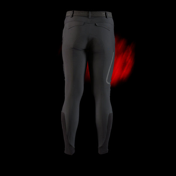 ET06780- PANTALONE SLIM FIT UOMO EQUESTRO RIDERTECHNOLOGY CUCITURE TERMOSALDATE