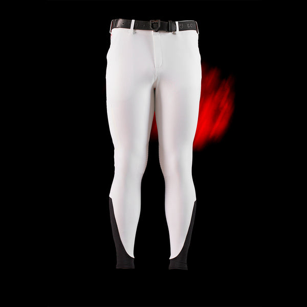 ET06780- PANTALONE SLIM FIT UOMO EQUESTRO RIDERTECHNOLOGY CUCITURE TERMOSALDATE