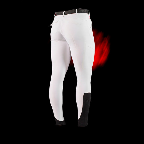 ET06780- PANTALONE SLIM FIT UOMO EQUESTRO RIDERTECHNOLOGY CUCITURE TERMOSALDATE