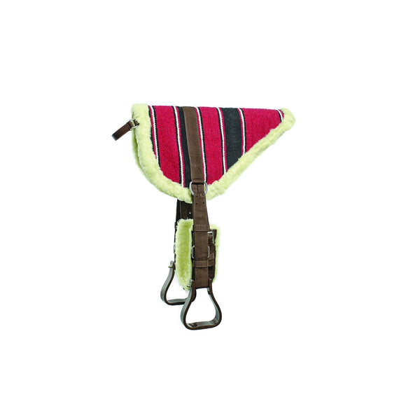 VA00493 - BAREBACK NAVAJO COTONE CON STAFFE E SOTTOPANCIA