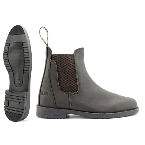 AB00131 - STIVALETTI JODHPUR CUOIO C/ELASTICO LATERALE