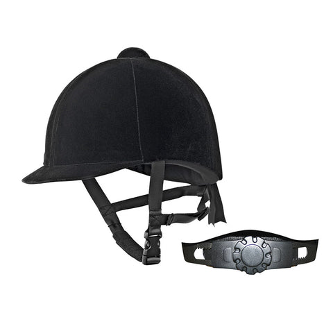 AB00189R - CAP PRO-TECH VELLUTO CON FIOCCO E ROTELLA