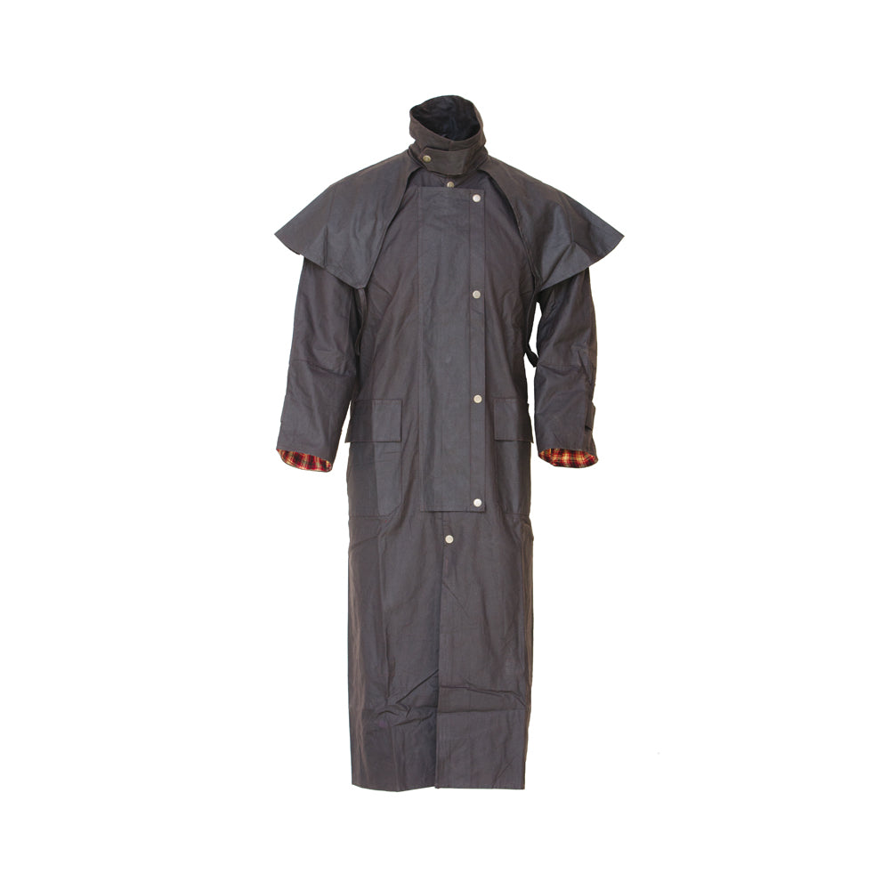 AB00300 - GIACCA IMPERMEABILE CERATA LUNGA