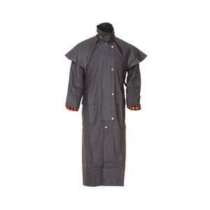 AB00300 - GIACCA IMPERMEABILE CERATA LUNGA