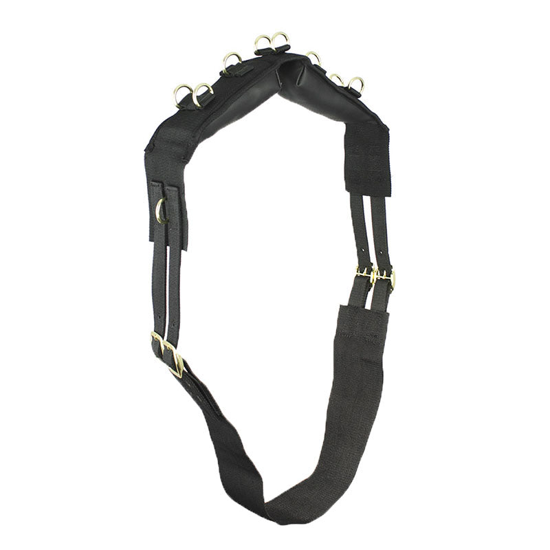 DM00021 - FASCIONE IN NYLON CON ANELLI E SOTTOPANCIA