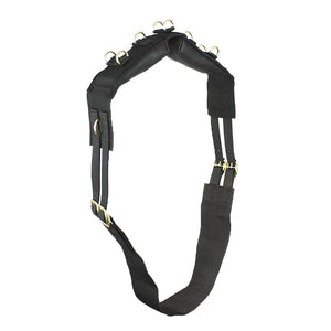 DM00021 - FASCIONE IN NYLON CON ANELLI E SOTTOPANCIA