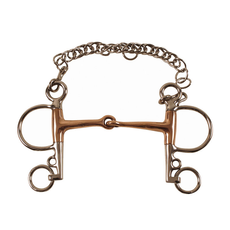 MO00077 - PELHAM PIENO INOX IMBOCCATURA RAME