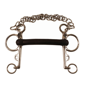MO00092 - PELHAM INOX INTERO GOMMA FLEX
