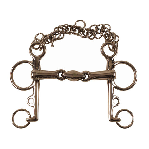 MO00095 - PELHAM INOX CON OLIVA