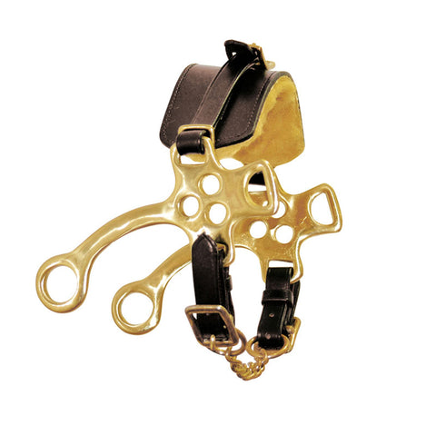 MO00170A - HACKAMORE OTTONE CON NASALINA CUOIO