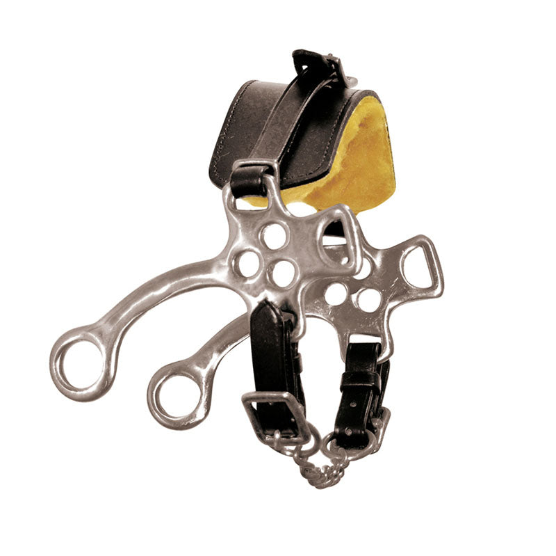 MO00170B - HACKAMORE INOX CON NASALINA CUOIO