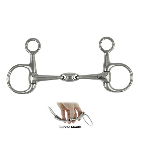 MO00846 - FILETTO BAUCHER INOX CON OLIVA CURVED MOUTH