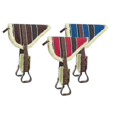 VA00493 - BAREBACK NAVAJO COTONE CON STAFFE E SOTTOPANCIA